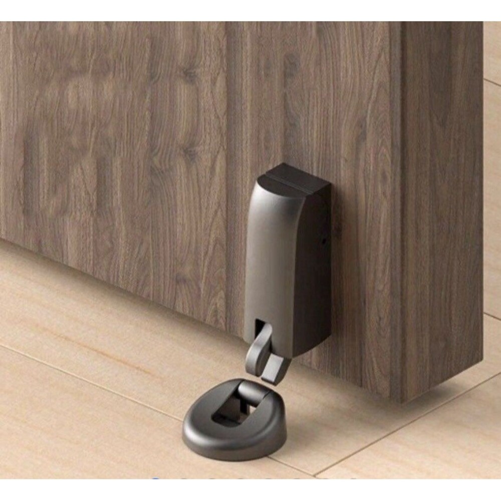 Hydraulic floor door stop, zinc alloy, damper, anti-slam, adjustable suction